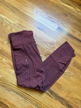 Athleta Rainier Legging, Rust Brown